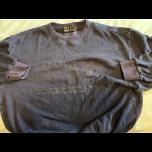 Navy blue playboy sweater